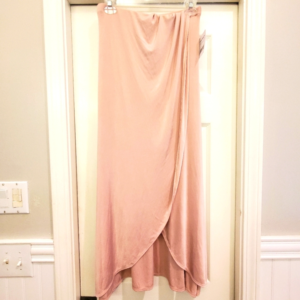 NWT Free People Maxi Faux Wrap Skirt Size